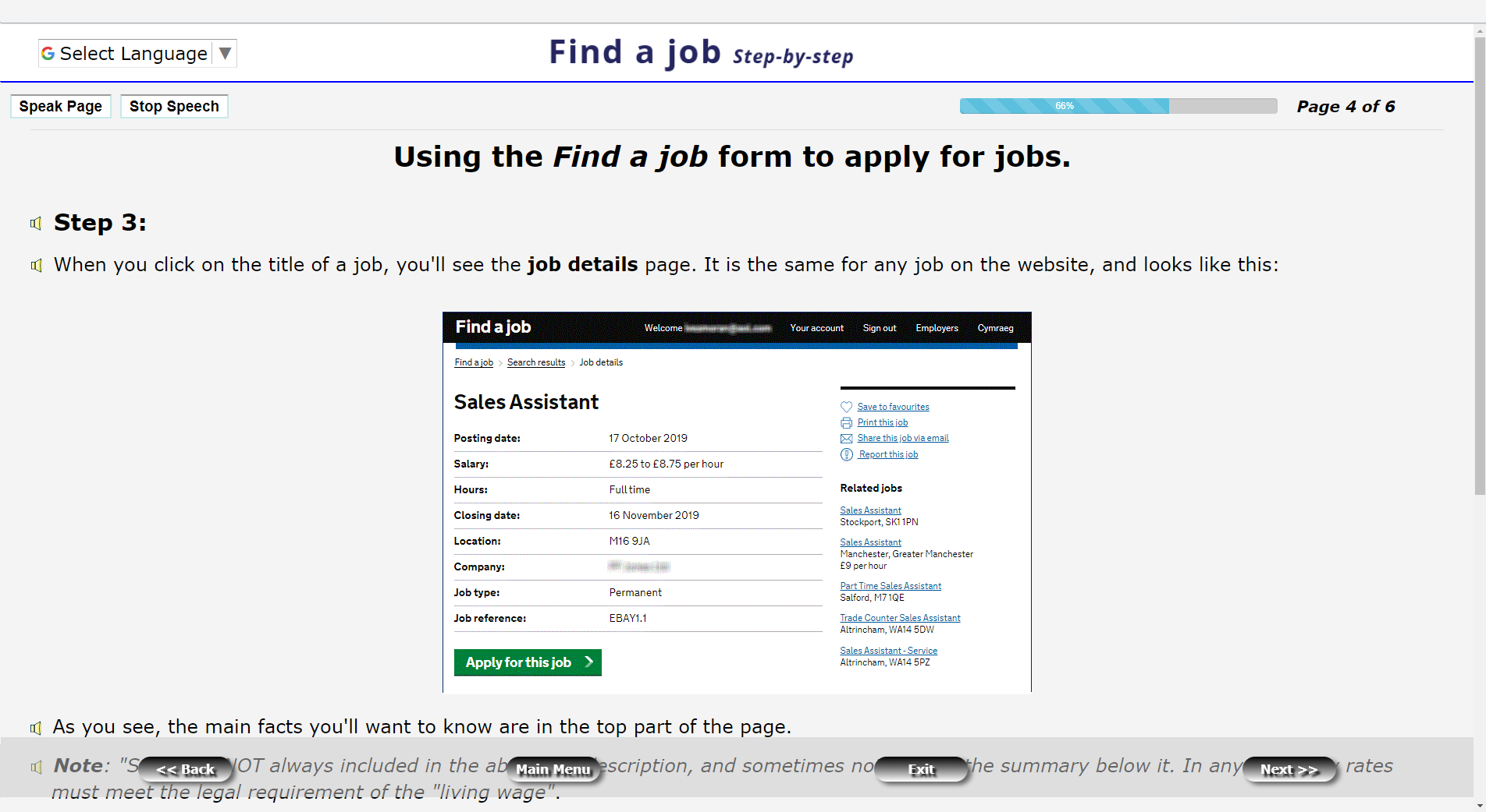 Find a Job - basic skills